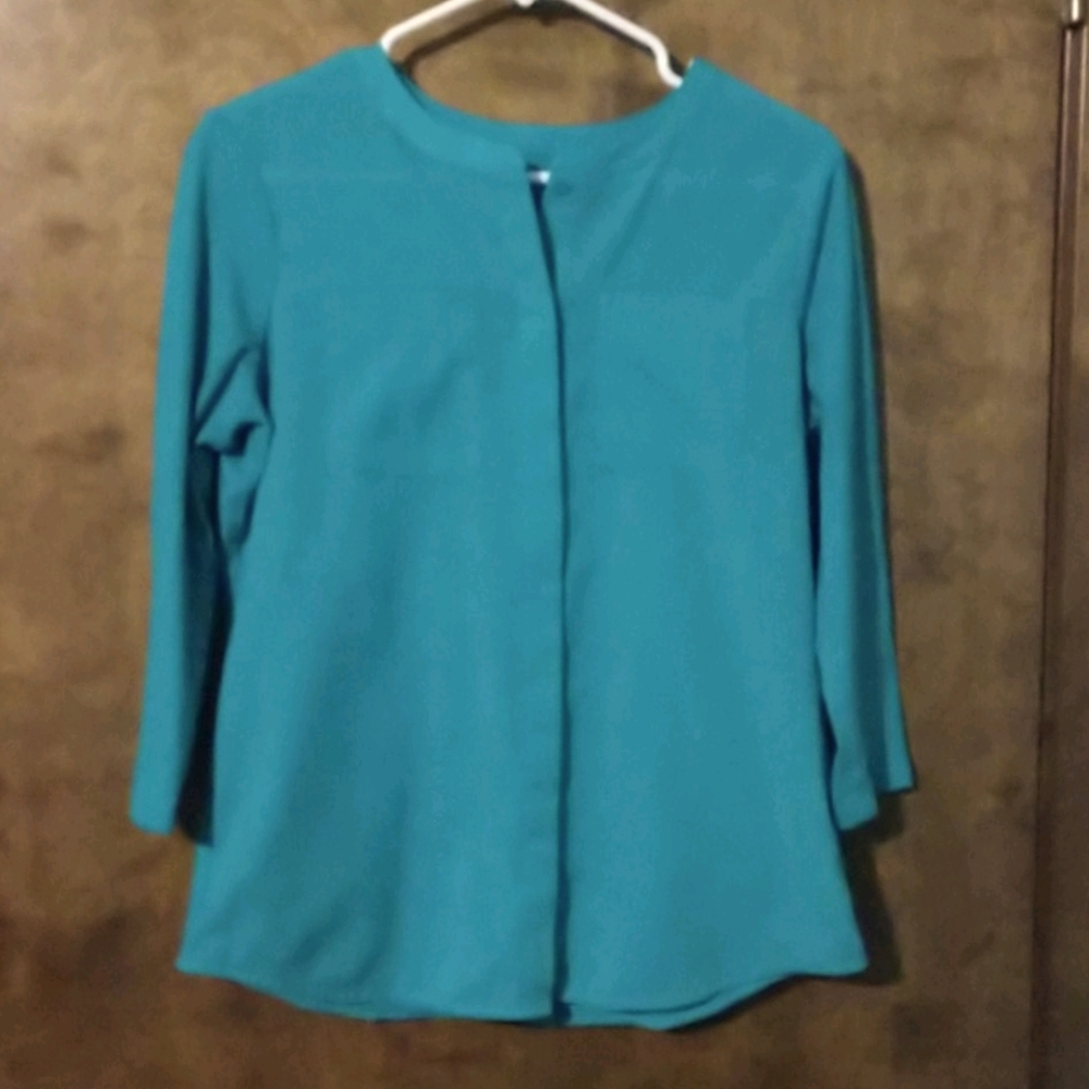 Turquoise Blouse
